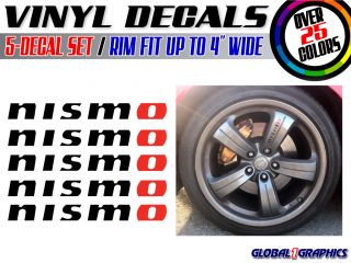 Nismo Decal Rim Decals Set of 4 180sx 240sx Drift Skyline R32 GTR S15