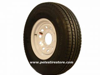 Greenball Transmaster Radial Trailer Tire Spoke Wheel ST235 80R16 6