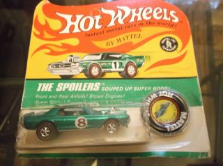 Vintage Hot Wheels Redline Green Nitty Gritty Kitty Blister SEALED Car