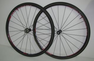 Top Condition Fulcrum Racing Light Carbon Wheelset with tires 2010