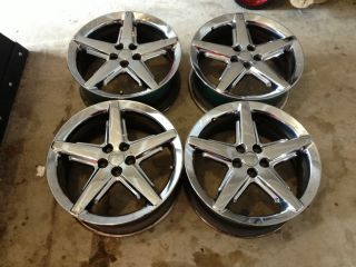 and Up PT Cruiser 17 Chrome Empire Wheels Rims Factory OEM
