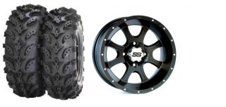 Honda Rancher 350 400 420 Without IRS ITP SS108 Wheels 25 Swamp Lite