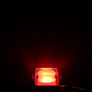 3w 135lm 620 630K rotes Licht Würfel Kristall Deckenleuchte LED Lampe