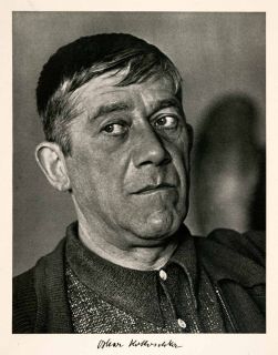 1948 Photogravure Portrait Oskar Kokoschka Austrian Artist