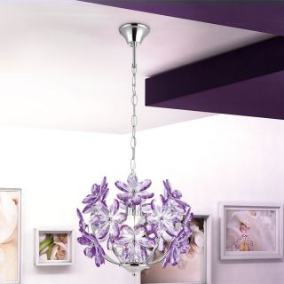 Design Hängeleuchte Deckenlampe Hängelampe Globo Purple