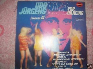 Vinyl LP   FRANK VALDOR   UDO JÜRGENS Hits for Dancing