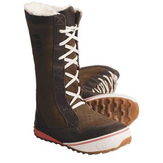 Sorel MacKenzie Lace Boots   Tall  Insulated (Women)   SADDLE/WILD MELON (6 )