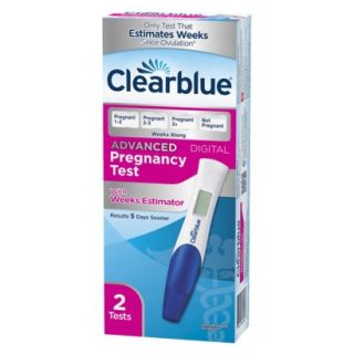 Clearblue Advanced Pregnancy Test with Weeks Estimator   2 Count