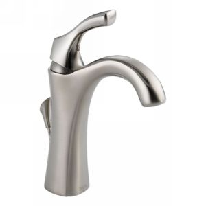 Delta Faucet 592 SS DST Addison Single Handle Centerset Lavatory Faucet