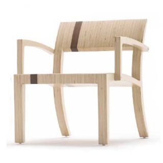 Context Furniture Narrative Arm Chair NAR 101AC Finish: Walnut