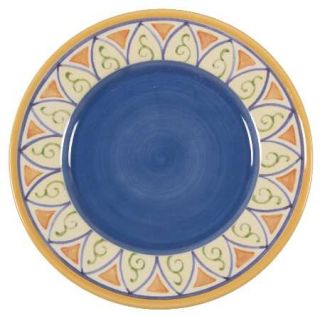 Pfaltzgraff Villa Della Luna Appetizer Plate, Fine China Dinnerware   Blue Band,