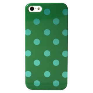 Mobilexpressions Polka Dot Case for iPhone5   Blue/Green (ME2007)