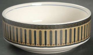 Mikasa Indigo Accent Fruit/Dessert (Sauce) Bowl, Fine China Dinnerware   Intagli