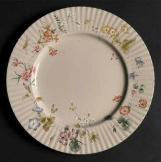 Mikasa Wildflowers 12 Chop Plate/Round Platter, Fine China Dinnerware   Ribbed