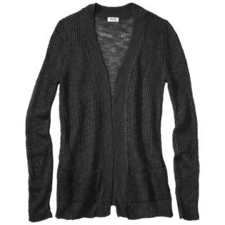 Mossimo Supply Co. Juniors Open Front Cardigan   Black XXL(19)