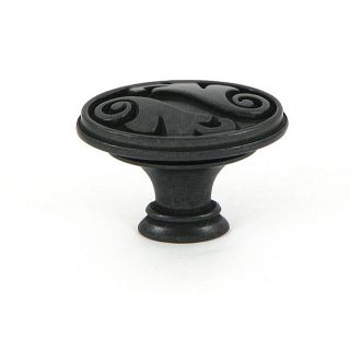 Stone Mill Oakley Antique Black Cabinet Knob (case Of 25) (ZincHardware finish: Antique black Case of 25 cabinet knobsIntricate engraved patternSolid, high quality hardwareIncludes 1 inch mounting screwsDimensions: 1.5 inches long x 0.90 inches wide x 1 i