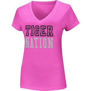 Auburn Tigers Colosseum NCAA Womens Charm Vneck T Shirt