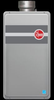 Rheem RTG95DVLP Tankless Water Heater, Liquid Propane 199,000 BTU Max Direct Vent Whole House Residential/Commercial Indoor, 9.5 GPM