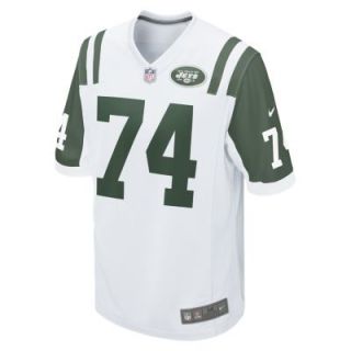 NFL New York Jets (Nick Mangold) Mens Football Away Game Jersey   White