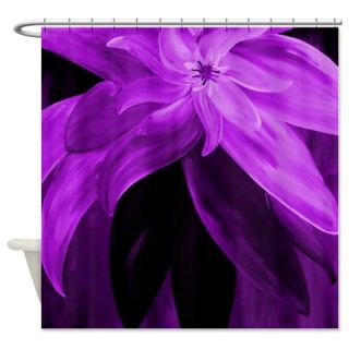 Purple Floral Abstract Shower Curtain  Use code FREECART at Checkout