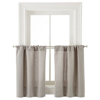 JCP Home Collection JCPenney Home Holden Rod Pocket Cotton Window Tiers, French
