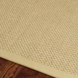Hand woven Resorts Natural/ Beige Fine Sisal Rug (6 Square)