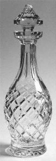 Waterford Comeragh (Cut Foot) Decanter & Stopper   Clear, Cut Bowl, Cut Foot