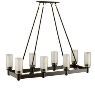 Kichler 2943OZ Soft Contemporary/Casual Lifestyle Linear 8 Light Fixture Olde Bronze