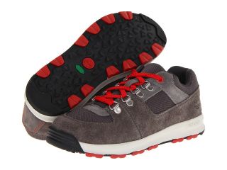 Timberland Kids Earthkeepers GT Scramble Low Leather and Fabric Boys Shoes (Gray)