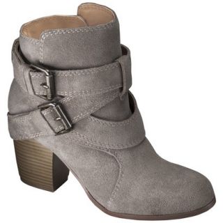 Womens Mossimo Supply Co. Jessica Suede Strappy Boot   Taupe 7.5