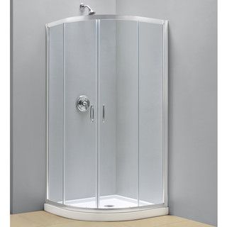 Dreamline Prime 31 3/8 X 31 3/8 Frameless Clear Glass Sliding Shower Enclosure (Tempered glass, aluminumOptional SlimLine shower base and backwalls available Intended use: IndoorTempered glass ANSI certifiedAssembly requiredProduct Warranty: Limited 5 (fi