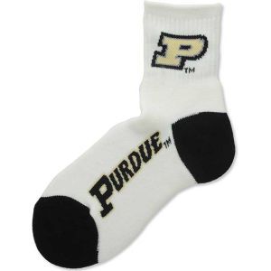 Purdue Boilermakers For Bare Feet Ankle White 501 Sock