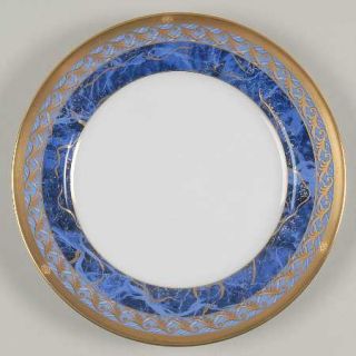 Christian Dior Azure Royale Bread & Butter Plate, Fine China Dinnerware   Gold D
