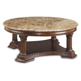 A R T Furniture Inc A.R.T. Furniture Capri Round Coffee Table   Claret