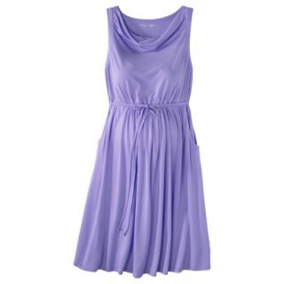 Liz Lange for Target Maternity Sleeveless Draped Dress   Periwinkle Purple XXL
