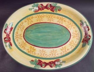 Villeroy & Boch Merry Winter 19 Oval Serving Platter, Fine China Dinnerware   E