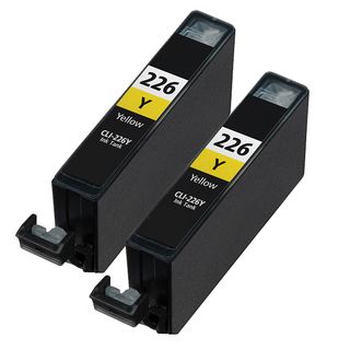 Canon Cli226 Yellow Compatible Inkjet Cartridge (remanufactured) (pack Of 2) (YellowPrint yield: 510 pages at 5 percent coverageNon refillableModel: NL 2x Canon CLI226 YellowPack of: Two (2)Warning: California residents only, please note per Proposition 6