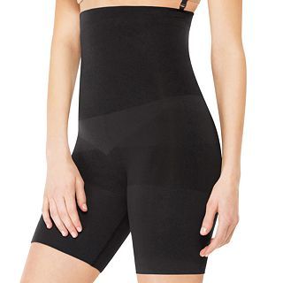 ASSETS RED HOT LABEL BY SPANX High Waist Mid Thigh Shaper   1834, Black, Womens