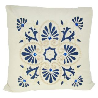 Design Accents Kutch Pillow   20L x 20W in.   NSG31126 BLUE