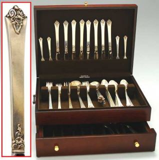 Royal Crest Castle Rose (Sterling, 1942) 75 Piece Set   Sterling, 1942