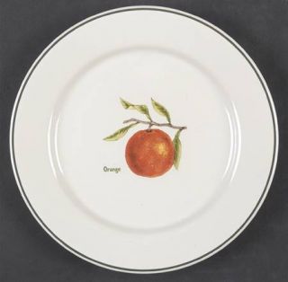 Ulster Jardin De France Salad Plate, Fine China Dinnerware   Cherries & Other Fr