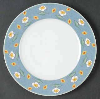 Villeroy & Boch Ava Blue Salad Plate, Fine China Dinnerware   Switch 1, Blue Ban