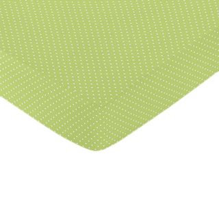 Sweet Jojo Designs Fitted Crib Sheet In Lime Mini Dot (Lime and whiteDimensions: 52 inches x 28 inches x 8 inchesMaterial: 100 percent cottonCoordinates with all pieces of the matching Sweet Jojo Designs setsCare instructions: Machine washableFits all sta