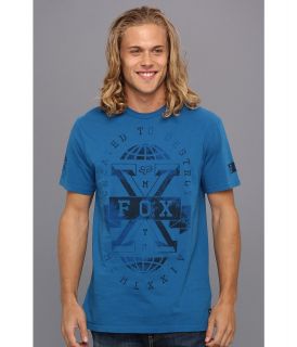 Fox Axrell S/S Premium Tee Mens T Shirt (Blue)