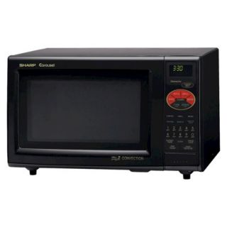 Sharp 0.9 Cu. Ft. 900W Grill 2 Convection Microwave Oven   Black