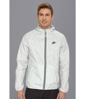 Nike RU Blacklight Packable Windrunner Mens Jacket (White)