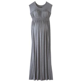Liz Lange for Target Maternity Sleeveless Smocked Maxi Dress   Gray XXL