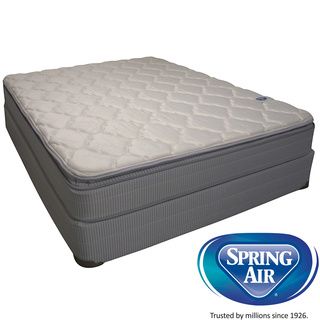 Spring Air Value Abbott Pillow Top King size Mattress Set (KingSet includes: Mattress and FoundationConstruction: First Layer: Quilted top has dacron fiber and 3/4 inches comfort foam, 2nd Layer: 1 3/8 inches high density foam on top of a zoned 13 3/4 tem