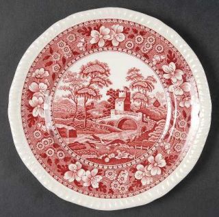 Spode Tower Pink (Older Backstamp) Bread & Butter Plate, Fine China Dinnerware  