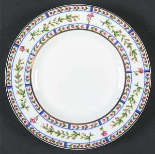 Raynaud Histoire De Roses Bread & Butter Plate, Fine China Dinnerware   Band Of